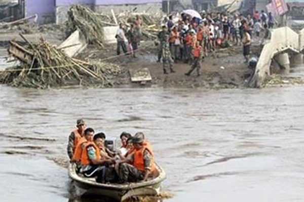 Banjir di China, 105 orang Tewas 