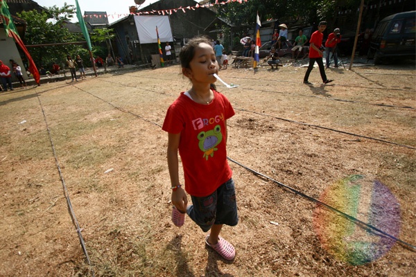 Anak-anak Ikuti Lomba Meriahkan HUT ke-70 RI