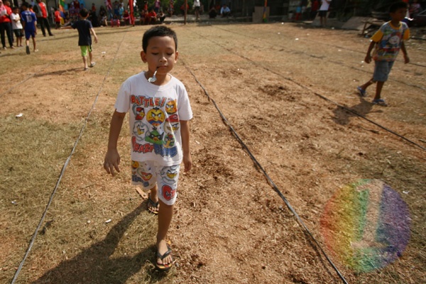 Anak-anak Ikuti Lomba Meriahkan HUT ke-70 RI