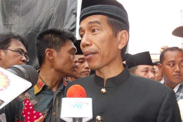 Jokowi Menghadiri Lebaran Betawi 2013 di Monas