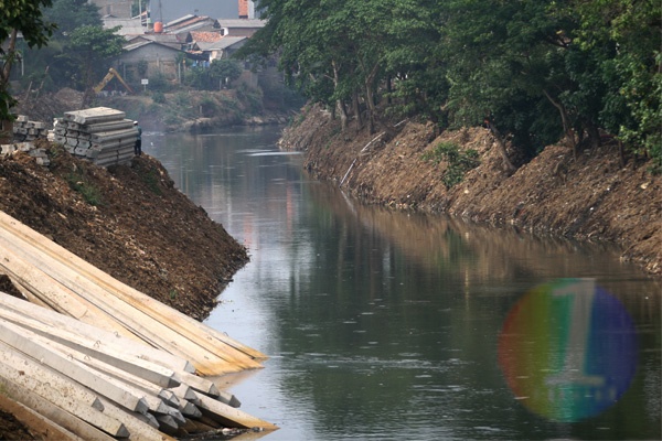 Normalisasi Sungai Ciliwung Terus Dikerjakan Antisipasi Banjir