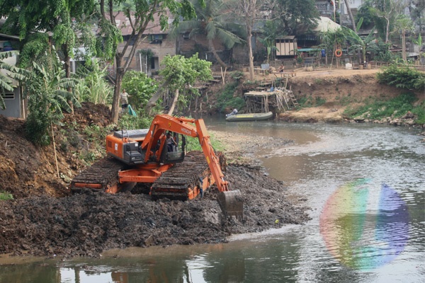 Normalisasi Sungai Ciliwung Terus Dikerjakan Antisipasi Banjir