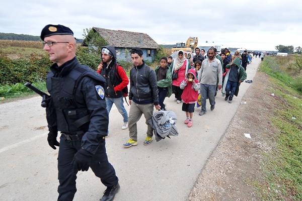 Kroasia Cetak Rekor Kedatangan Imigran Harian Terbanyak