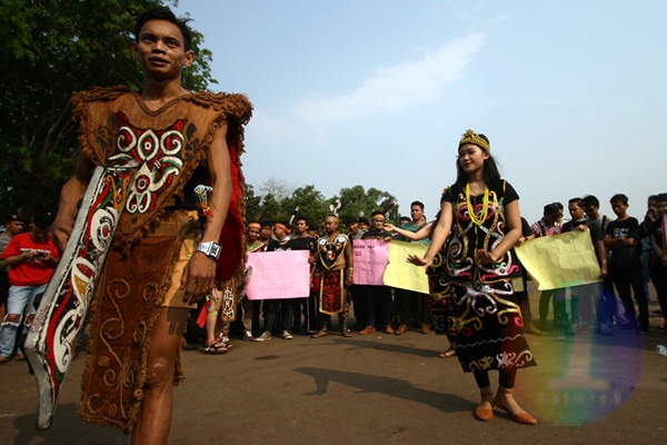 Mahasiswa Kalimantan Gelar Aksi Setahun Pemerintahan Jokowi