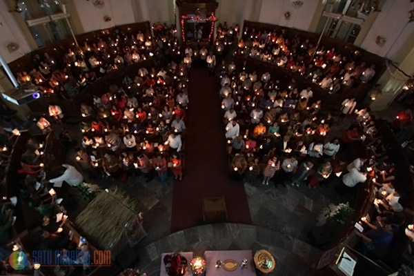 Ibadah Malam Natal di Gereja Immanuel Berlangsung Khidmat