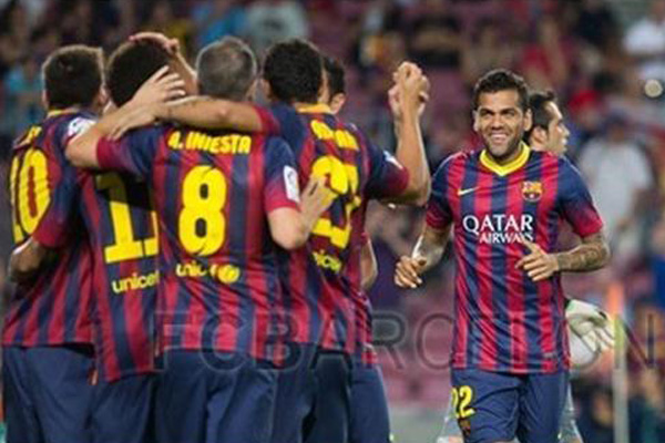 Liga Spanyol: Barcelona Bantai Sociedad