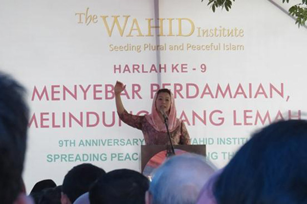 Ulang Tahun Wahid Institute, Jokowi Dihadiahi Kopiah Gus Dur