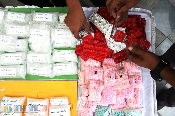 Polda Metro Jaya Ungkap Peredaran Narkoba Jaringan Internasional