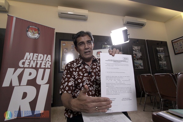 KPU: Formulir Calon Pasangan Perseorangan Bermeterai masih Draft