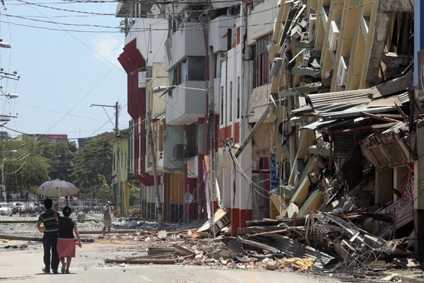 Ekuador Kembali Diguncang Gempa Susulan 6,0 SR