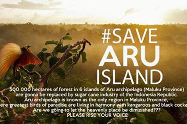 Glenn Fredly Galang Petisi Batalkan Izin Penebangan Hutan Kepulauan Aru