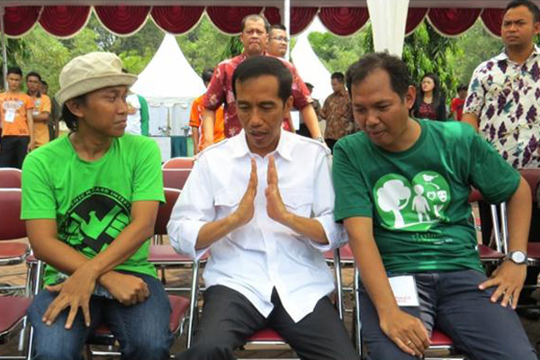 Jokowi Hadiri Acara Pembukaan Festival Taman 2013 
