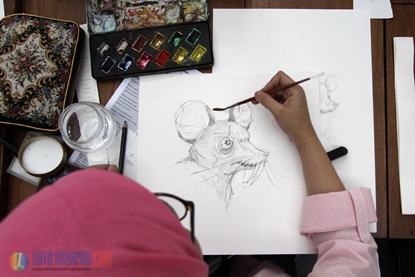 Ilustrator Tassies asal Spanyol Ramaikan Festival Bercerita Anak ke-14