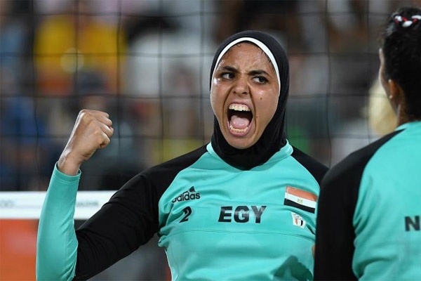Hijab, Tetap Membanggakan bagi Atlet Voli Pasir Mesir