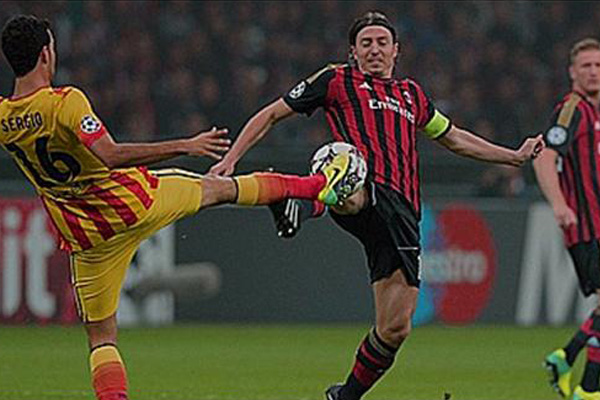 Liga Champions: AC Milan Tidak Taktis, Hanya Sanggup Imbangi Barcelona