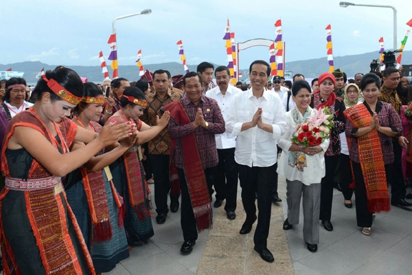 Presiden Jokowi Dukung Pembangunan Infrastruktur di Samosir
