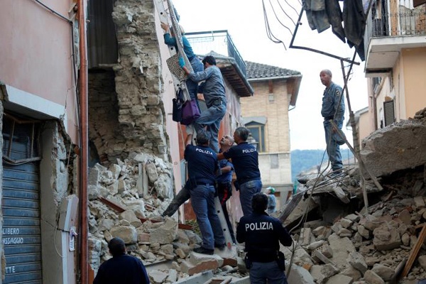 Gempa di Italia, 63 Orang Meninggal