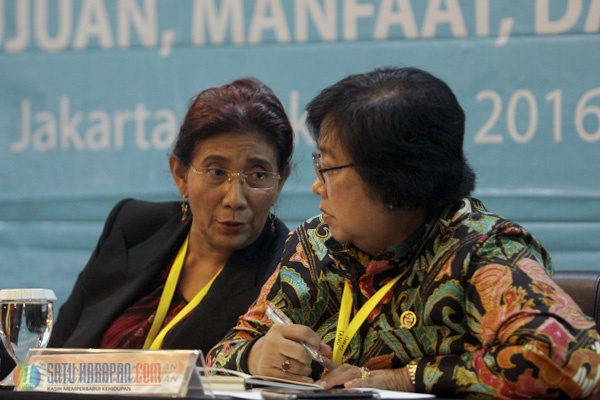Menteri Susi dan Siti Hadiri Diskusi Soal Reklamasi di KPK