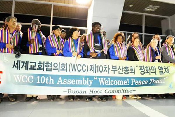 Kereta Perdamaian Tiba di Busan