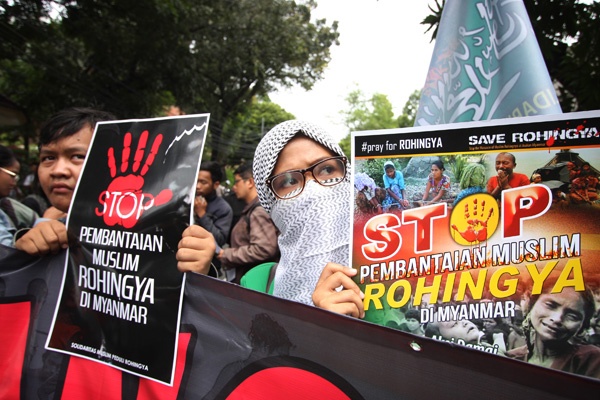 Aksi Demo untuk Rohingya di Berbagai Negara