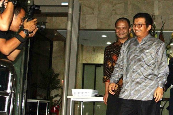 Ketua Otoritas Jasa Keuangan (OJK) Muliaman D. Hadad Diperiksa KPK