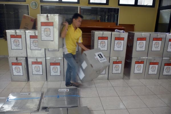 KPU Lampung Selatan Buka Kotak Suara Pilpres