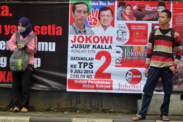 Spanduk Dukungan Jokowi