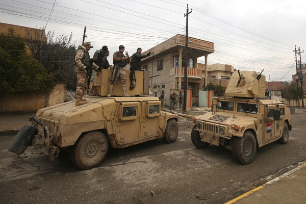 Pasukan Irak Rebut Dua Wilayah di Mosul Timur