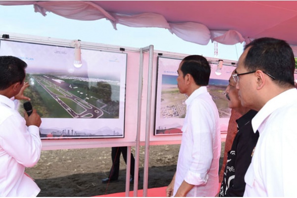 Presiden Letakan Batu Pertama Bandara Baru Yogyakarta