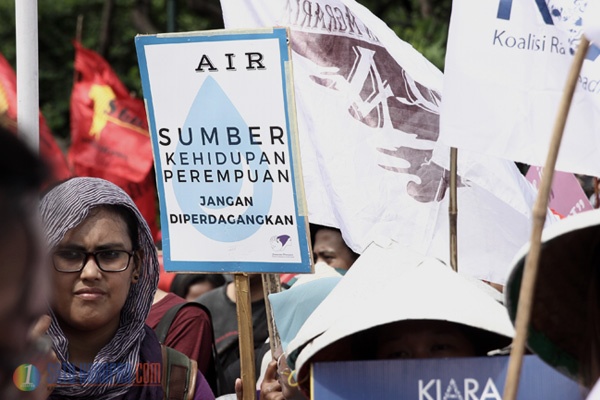 Aksi Peringatan Hari Perempuan Internasional di Jakarta