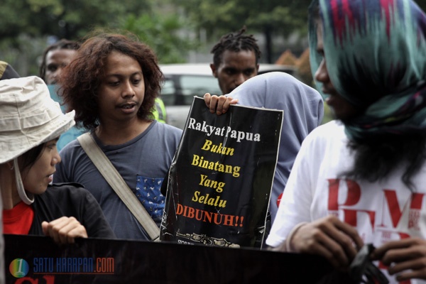 Aksi Mendesak PBB Tuntaskan Genosida West Papua
