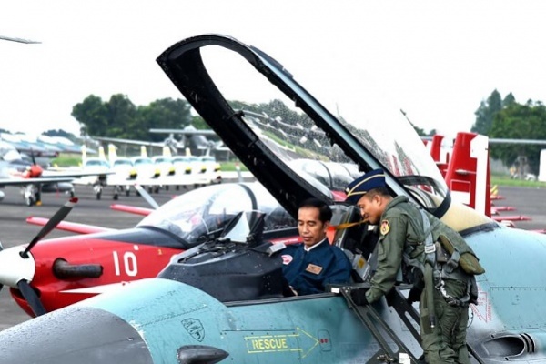 Presiden Jokowi Apresiasi Jajaran TNI AU