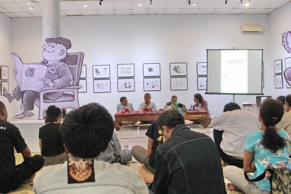 50 Tahun Kesaksian GM Sudarta dalam Karikatur Oom Pasikom