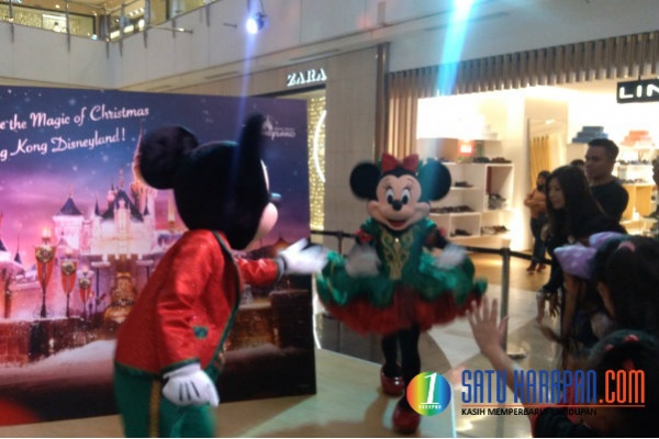 Mickey dan Minnie Menyemarakkan Natal di Grand Indonesia