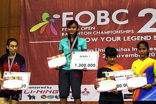 FOBC 2013 Hasilkan Juara Badminton Usia Muda