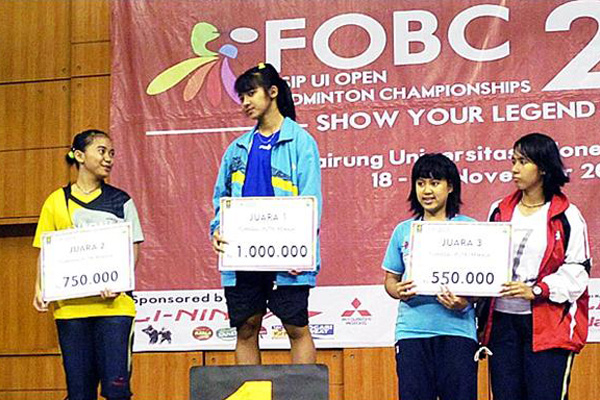 FOBC 2013 Hasilkan Juara Badminton Usia Muda