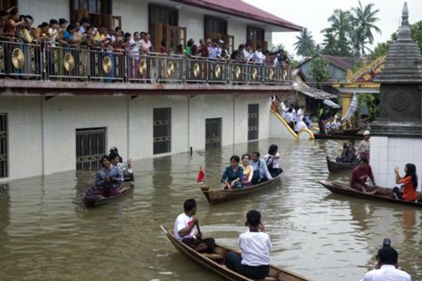 PBB Kirim Dana Tanggap Darurat untuk Korban Banjir Myanmar