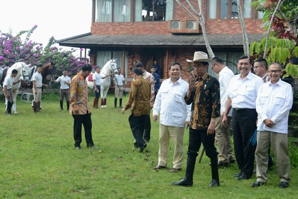 Jokowi-Prabowo Duduk Bersama Bahas Kemajuan Bangsa