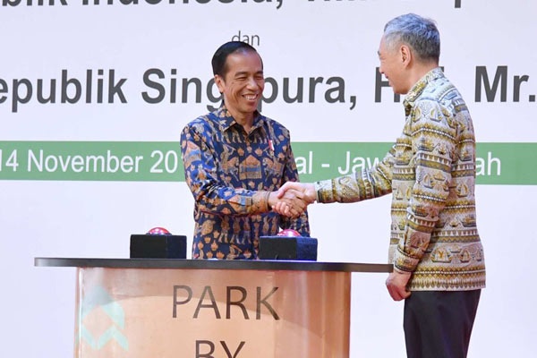 Presiden Jokowi dan PM Lee Resmikan Kawasan Industri Kendal