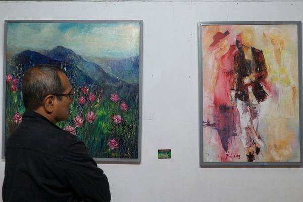 Lima Seniman-Perupa “Ngunduh Panenan” di Kembang Jati Art House