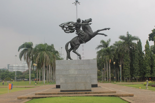 Lima Patung Pahlawan di Kawasan Monas