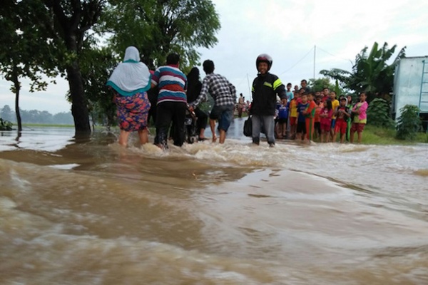 Banjir Juga Terjadi di Majalengka dan Cirebon