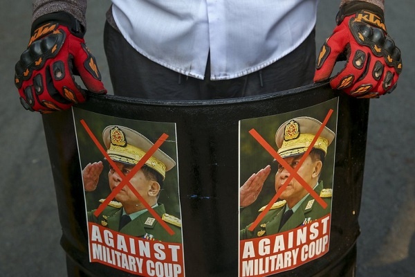 38 Tewas dalam Protes Anti Kudeta di Myanmar