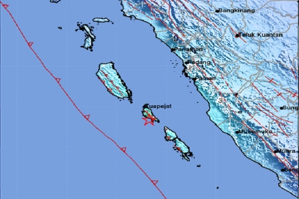 Gempa Bumi 5,7 Guncang Kepulauan Mentawai